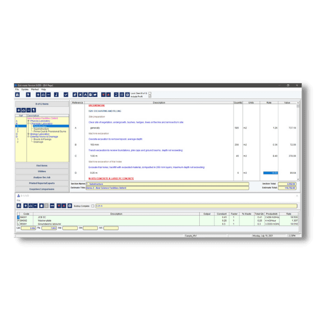 Simple & easy to use estimating software estimate